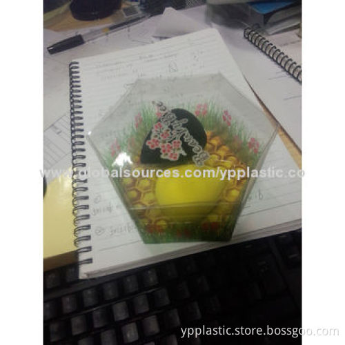 Hexagonal box, customized sizes and prints available, 15-year experience